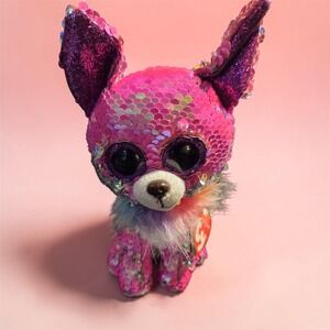 Pink cat TY
